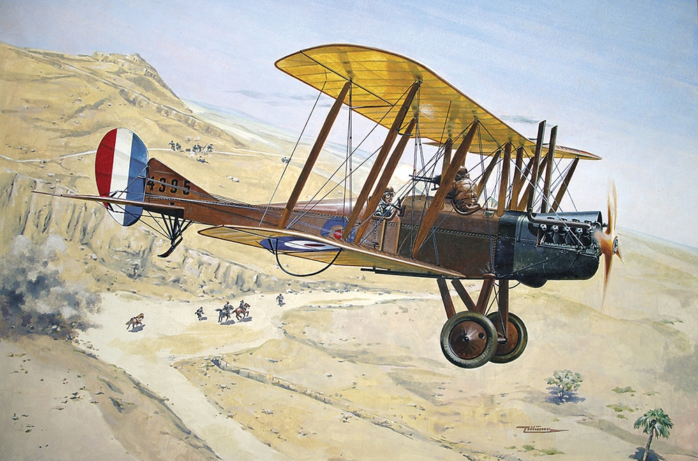 British Royal Air Force B.E.2c WWI Fighter Aircraft