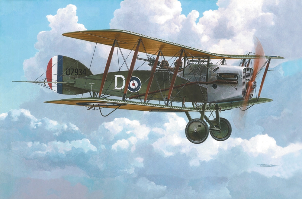British Royal Air Force Bristol F.2b Fighter WWI Fighter Aircraft