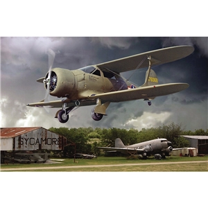 USAAF Beechcraft UC-43 Traveller Staggerwing Utility Aircraft