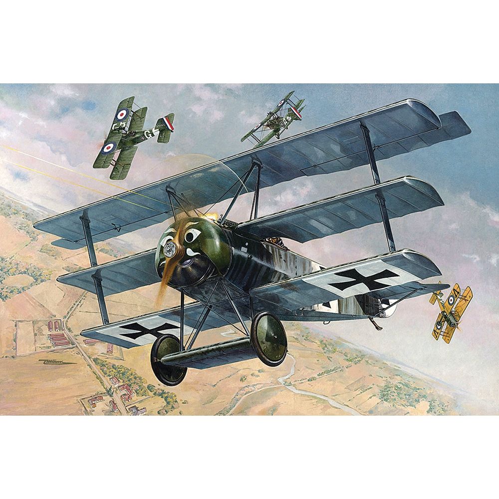 German Air Force Fokker F.I WWI Fighter Aircraft