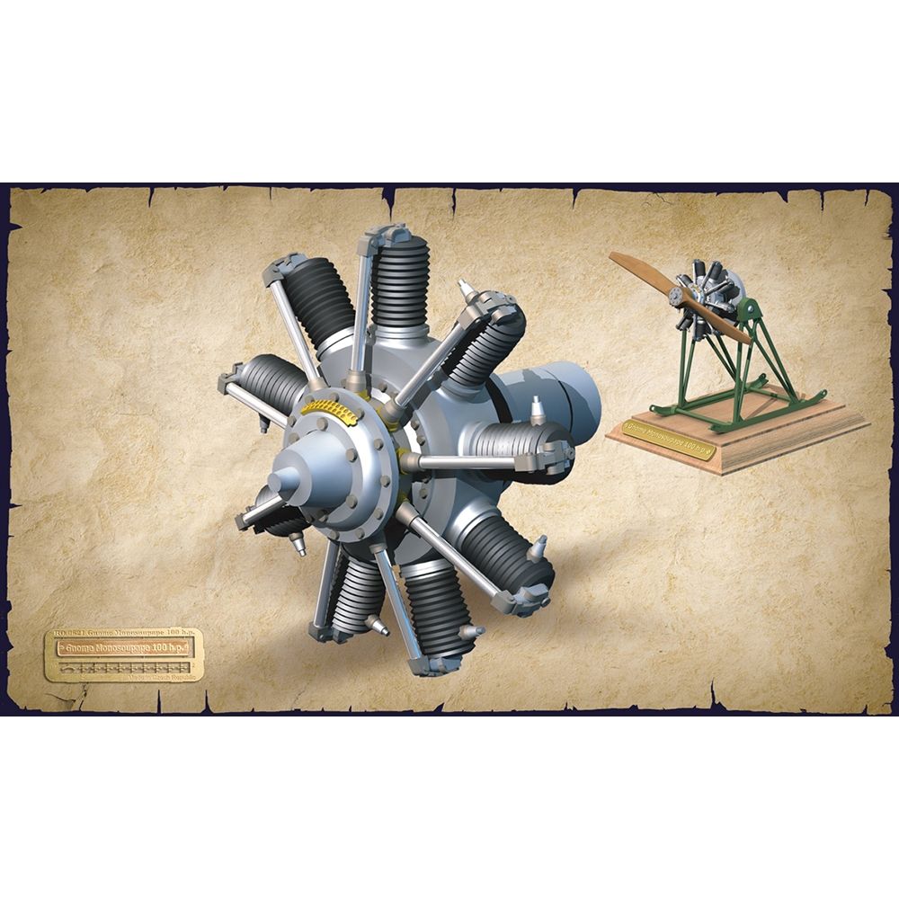 Gnome Monosoupape 100 h.p. Engine