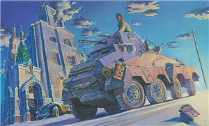 German Army SdKfz 231 Armoured Car