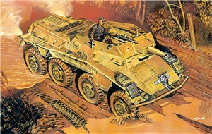 German Army SdKfz 234/3 Armoured Car