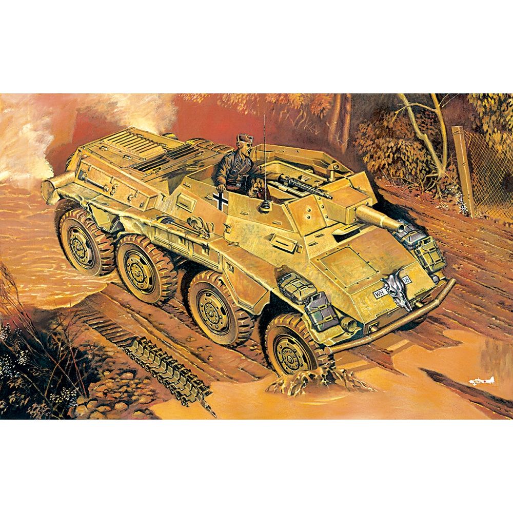 German Army SdKfz 234/3 Armoured Car