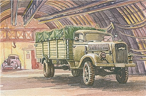 US Army FWD Model B 3-Ton Truck & BL 8-inch Howitzer Mk VI