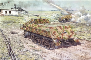 German Army SdKfz 4 Munitionskraftwagen Half-Track Vehicle