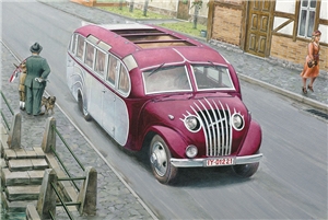German Army Opel 'Straßenzepp Essen' Blitzbus