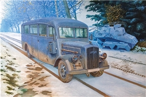 German Army Opel Blitz 3.6-47 Type W39 Ludewig Early Omnibus