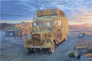 German Army Opel Blitz W39 Omnibus Stabswagen