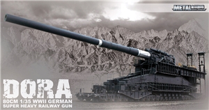 PKSA35001 Dora 80cm WWII German Super Heavy Railway Gun