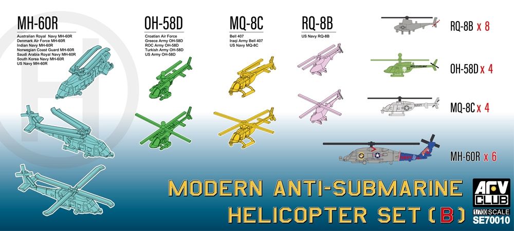 Modern Anti-Submarine Helicopter Set B