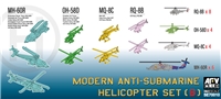 Modern Anti-submarine Helicopter Set B (MH-60R, MQ-8C, OH-58D, RQ-8B)