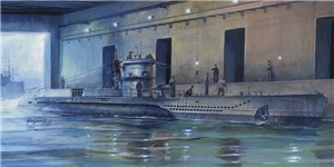 German Navy Type VII/D U-Boat