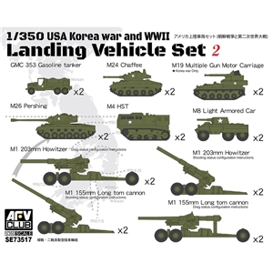 PKSE73517 USA Landing Vehicle Set 2 Korean War & WW2