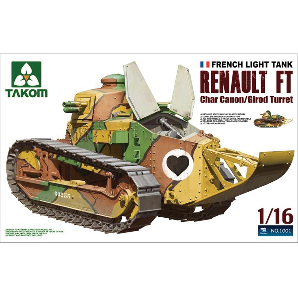 Renault FT Char w/ Girod Turret & 37mm Canon