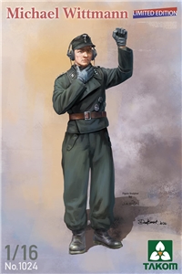 PKTAK01024 German Army Michael Wittmann WWII Tank Ace Limited Edition Figure No 2