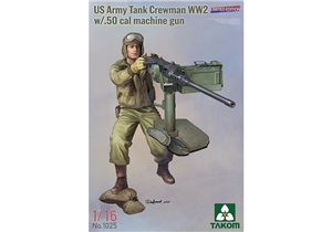 US Army WW2 Tank Crewman w/ .50 cal machine gun Limited Edition Figure