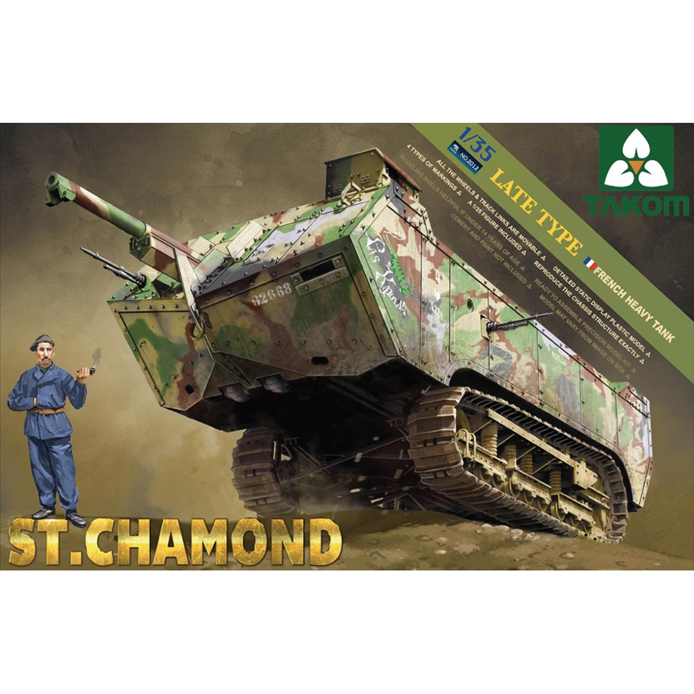 St Chamond WWI French Tank Late Type