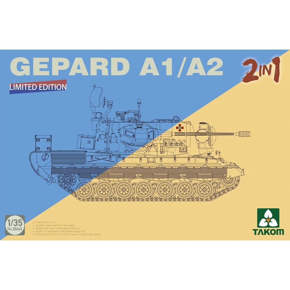 German Flakpanzer 1 Gepard A1/A2 SPAAG 2-in-1