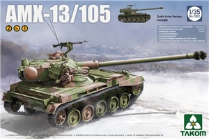 PKTAK02062 AMX-13/105 Light Tank Dutch Army 2 in 1