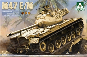 PKTAK02072 US Medium Tank M47E/M 2 in 1