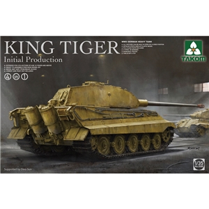 PKTAK02096 German Heavy Tank King Tiger Initial Production 4 in 1
