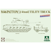 M46 Patton US Medium Tank + ¼ton Utility Truck