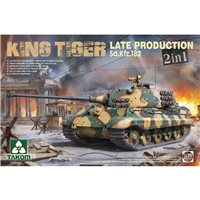 WWII German Heavy Tank SdKfz 182 King Tiger Late Production 2 in 1