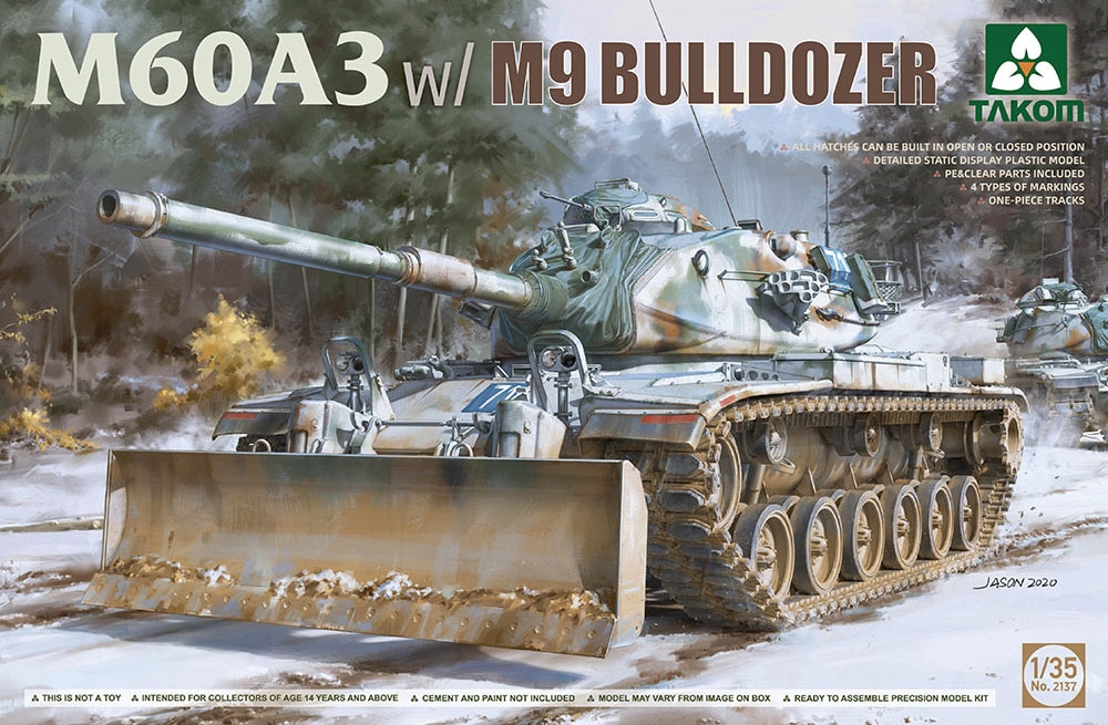 M60A3 w/ M9 Bulldozer attachment