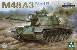 PKTAK02162 US M48A3 Mod B Patton Main Battle Tank