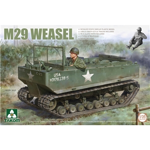 PKTAK02167 US WWII M29 Weasel Light Tracked Vehicle