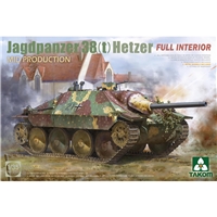 German WWII Jagdpanzer 38(t) Hetzer w/ interior, Mid Production