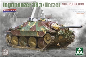 PKTAK02171X German WWII Jagdpanzer 38(t) Hetzer Mid Production Limited Edition