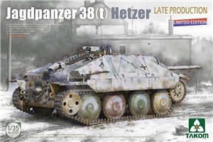 PKTAK02172X German WWII Jagdpanzer 38(t) Hetzer Late Production Limited Edition