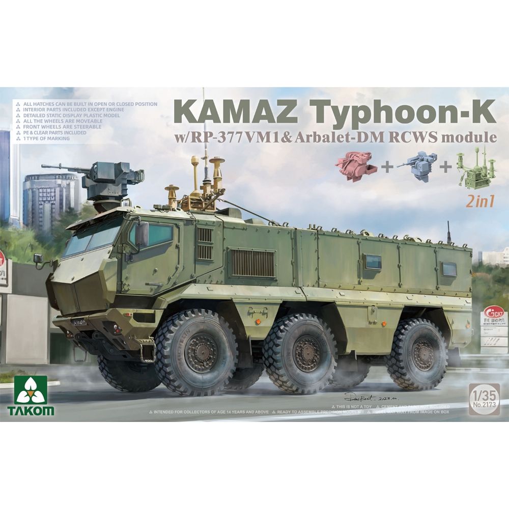 Russian KamAZ Typhoon K Mine Resistant Ambush Protected Vehicle 2 in 1