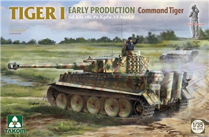 PKTAK02195 German Army Tiger I Early Command Tank w/ Wittman figure