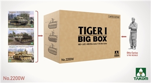 PKTAK02200W Tiger I Big Box Limited Edition (3 tanks 2 figures)