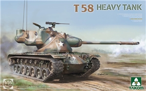 PKTAK02204 US Army T58 Experimental Heavy Tank