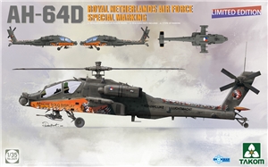 PKTAK02609 Royal Netherlands AH-64D Apache Longbow Helicopter (Limited Edition)