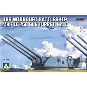 PKTAK05015 USS Missouri Mk 7 16"/50 Gun Turret No 1