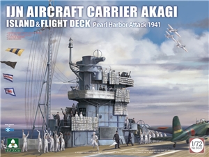 PKTAK05023 IJN Aircraft Carrier Akagi, Island & Flight Deck, Pearl Harbor 1941