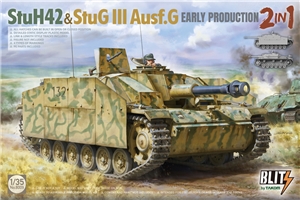 PKTAK08009 German Army StuH 42 Howitzer & StuG III Ausf G Early Production 2 in 1