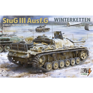 PKTAK08010 StuG III Ausf G Early w/ Winterketten (snow tracks)