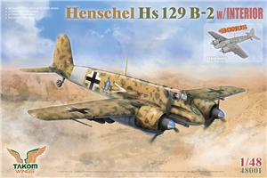 PKTAK48001 German Air Force Henschel Hs 129 B-2 Ground Attack Aircraft