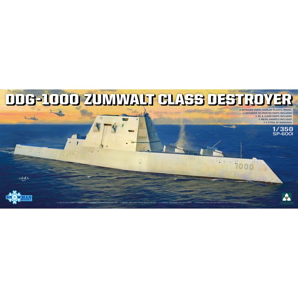 US Navy DDG-1000 Zumwalt Class Destroyer Ship