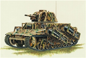French Army Hotchkiss H-39 Cavalry Tank w/ SA38 37mm Gun