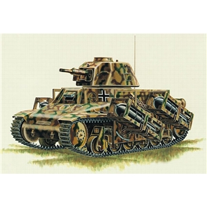 Hotchkiss H-39 French Tank w/ SA38 37mm Gun