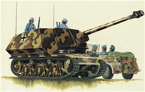German Army Panzerjager 39H mit PaK40/3 75mm Marder I Gun
