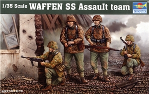 German Waffen SS Assault Team Figures