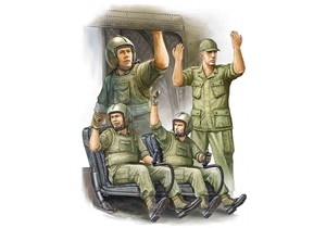 PKTM00417 CH-47A US Crew in Vietnam